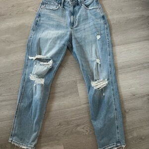 Hollister Light Blue High-Rise Jeans